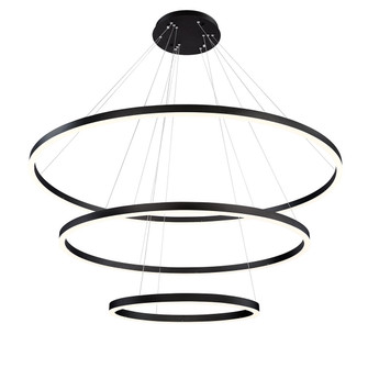 Spunto LED Chandelier in Matte Black (40|31474-023)