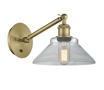 Ballston One Light Wall Sconce in Antique Brass (405|317-1W-AB-G132)