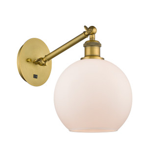 Ballston LED Wall Sconce in Brushed Brass (405|317-1W-BB-G121-8-LED)