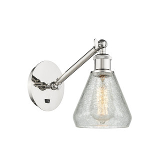 Ballston One Light Wall Sconce in Polished Nickel (405|317-1W-PN-G275)