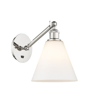 Ballston One Light Wall Sconce in Polished Nickel (405|317-1W-PN-GBC-81)