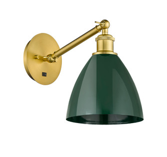 Ballston One Light Wall Sconce in Satin Gold (405|317-1W-SG-MBD-75-GR)