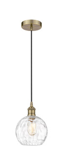 Edison One Light Mini Pendant in Antique Brass (405|616-1P-AB-G1215-8)
