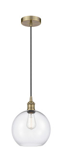 Edison One Light Mini Pendant in Antique Brass (405|616-1P-AB-G122-10)