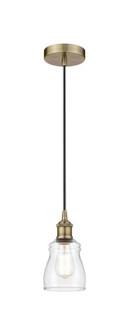 Edison One Light Mini Pendant in Antique Brass (405|616-1P-AB-G392)