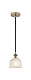 Edison One Light Mini Pendant in Antique Brass (405|616-1P-AB-G411)