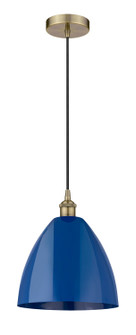 Edison One Light Mini Pendant in Antique Brass (405|616-1P-AB-MBD-12-BL)