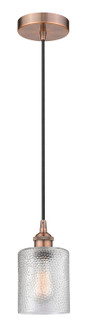 Edison One Light Mini Pendant in Antique Copper (405|616-1P-AC-G112)