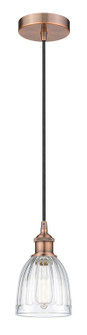 Edison One Light Mini Pendant in Antique Copper (405|616-1P-AC-G442)