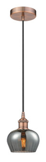 Edison One Light Mini Pendant in Antique Copper (405|616-1P-AC-G93) Edison One Light Mini Pendant in Antique Copper (405|616-1P-AC-G93)