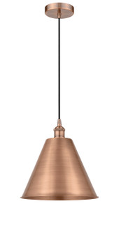 Edison LED Mini Pendant in Antique Copper (405|616-1P-AC-MBC-12-AC-LED)