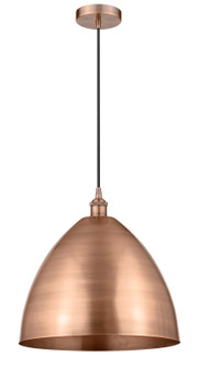 Edison One Light Mini Pendant in Antique Copper (405|616-1P-AC-MBD-16-AC)