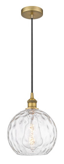 Edison One Light Mini Pendant in Brushed Brass (405|616-1P-BB-G1215-10)