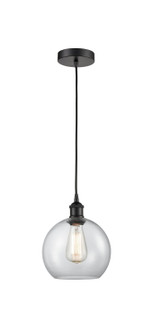 Edison One Light Mini Pendant in Matte Black (405|616-1P-BK-G122-8)