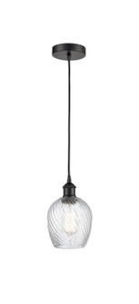 Edison One Light Mini Pendant in Matte Black (405|616-1P-BK-G292)