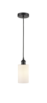 Edison One Light Mini Pendant in Matte Black (405|616-1P-BK-G801)