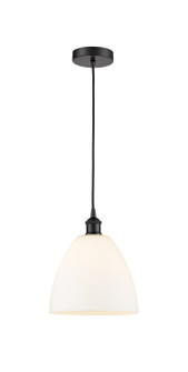 Edison One Light Mini Pendant in Matte Black (405|616-1P-BK-GBD-91)
