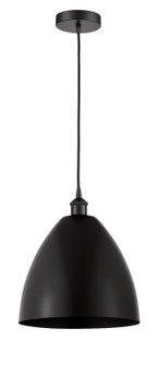 Edison LED Mini Pendant in Matte Black (405|616-1P-BK-MBD-12-BK-LED)