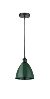 Edison One Light Mini Pendant in Matte Black (405|616-1P-BK-MBD-75-GR)