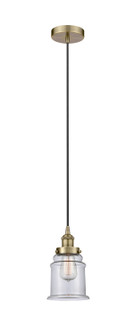 Edison One Light Mini Pendant in Antique Brass (405|616-1PH-AB-G182)