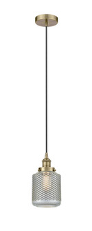 Edison One Light Mini Pendant in Antique Brass (405|616-1PH-AB-G262)