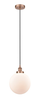 Edison One Light Mini Pendant in Antique Copper (405|616-1PH-AC-G201-10)