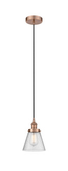 Edison One Light Mini Pendant in Antique Copper (405|616-1PH-AC-G64)