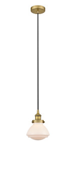 Edison LED Mini Pendant in Brushed Brass (405|616-1PH-BB-G321-LED)