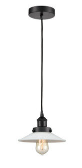 Edison One Light Mini Pendant in Matte Black (405|616-1PH-BK-G1)