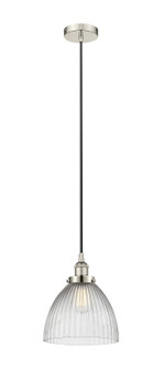 Edison LED Pendant in Matte Black (405|616-1PH-BK-G222-LED)