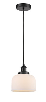 Edison One Light Mini Pendant in Matte Black (405|616-1PH-BK-G71)