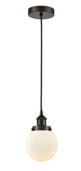 Edison LED Mini Pendant in Oil Rubbed Bronze (405|616-1PH-OB-G201-6-LED)