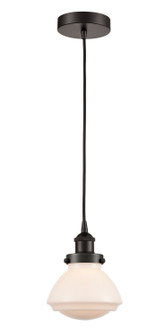 Edison One Light Mini Pendant in Oil Rubbed Bronze (405|616-1PH-OB-G321)