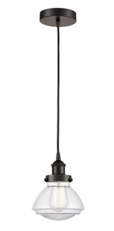 Edison One Light Mini Pendant in Oil Rubbed Bronze (405|616-1PH-OB-G322)