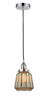 Edison One Light Mini Pendant in Polished Chrome (405|616-1PH-PC-G146)