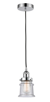 Edison LED Mini Pendant in Polished Chrome (405|616-1PH-PC-G184S-LED)