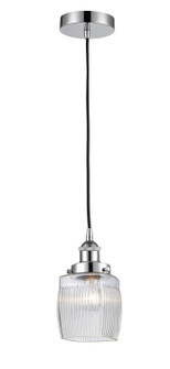Edison One Light Mini Pendant in Polished Chrome (405|616-1PH-PC-G302)