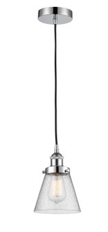 Edison One Light Mini Pendant in Polished Chrome (405|616-1PH-PC-G64)