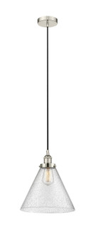 Edison LED Pendant in Polished Nickel (405|616-1PH-PN-G44-L)