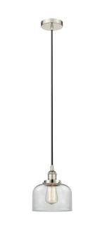 Edison One Light Mini Pendant in Polished Nickel (405|616-1PH-PN-G72)