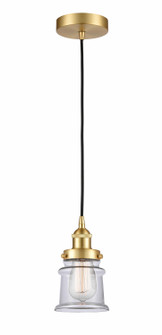 Edison LED Mini Pendant in Satin Gold (405|616-1PH-SG-G182S-LED)