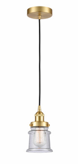 Edison LED Mini Pendant in Satin Gold (405|616-1PH-SG-G184S-LED)
