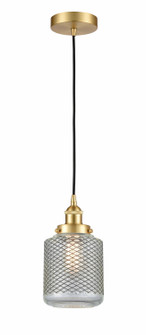 Edison LED Mini Pendant in Satin Gold (405|616-1PH-SG-G262-LED)