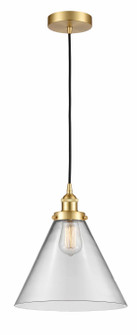 Edison LED Pendant in Satin Gold (405|616-1PH-SG-G42-L)