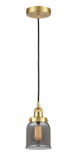Edison LED Mini Pendant in Satin Gold (405|616-1PH-SG-G53-LED)