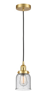 Edison LED Mini Pendant in Satin Gold (405|616-1PH-SG-G54-LED)
