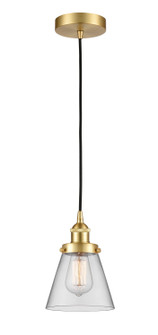 Edison LED Mini Pendant in Satin Gold (405|616-1PH-SG-G62-LED)