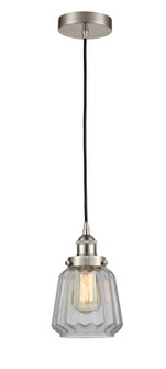 Edison One Light Mini Pendant in Brushed Satin Nickel (405|616-1PH-SN-G142)