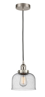 Edison LED Mini Pendant in Brushed Satin Nickel (405|616-1PH-SN-G74-LED)