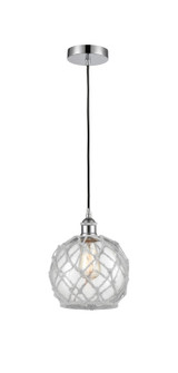 Edison One Light Mini Pendant in Polished Chrome (405|616-1P-PC-G122-8RW)